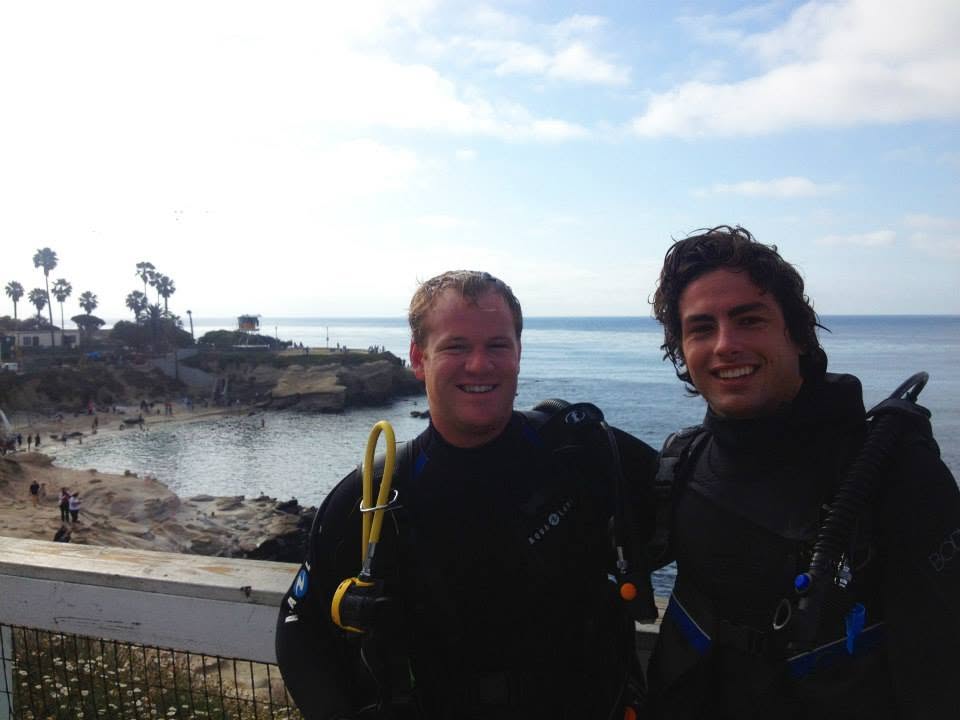 Scuba diving at La Jolla Cove, California