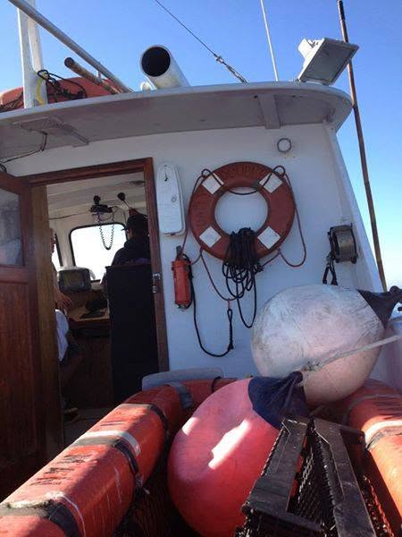 Aboard the survey vessel