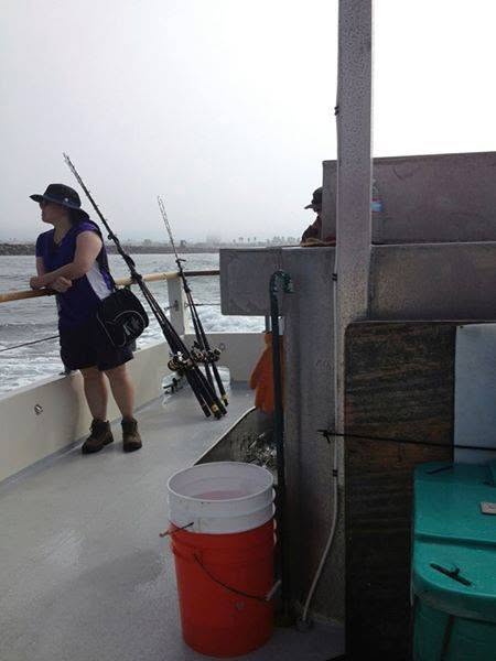 Angler surveyed on a foggy morning