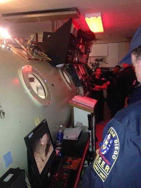 Hyperbaric chamber, San Diego Lifeguard Safety Unit
