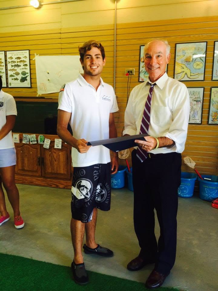 Receiving year-end recognition from NESS leadership
