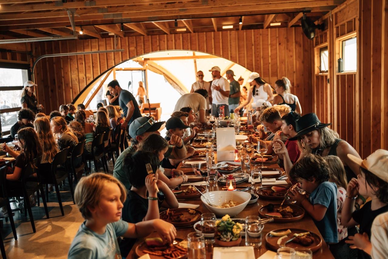 Family-style dinner at the Summit Family Event