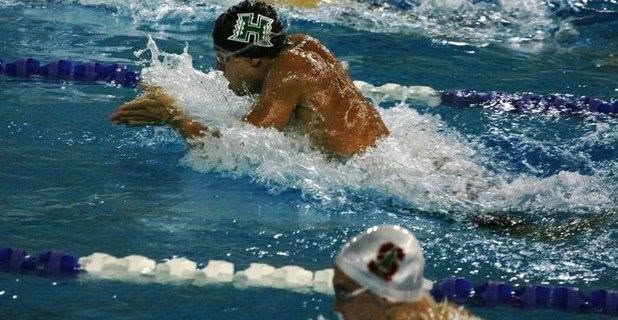 Cody Quinn Miller competing for University of Hawaii at Manoa