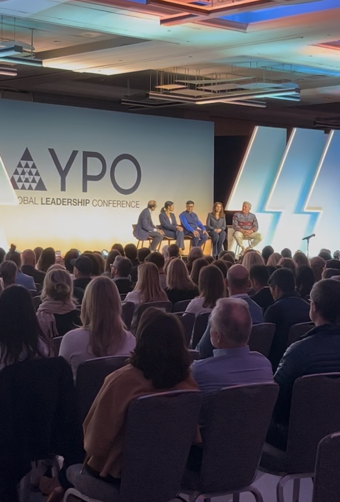 Panel discussion at the YPO Global Leadership Conference